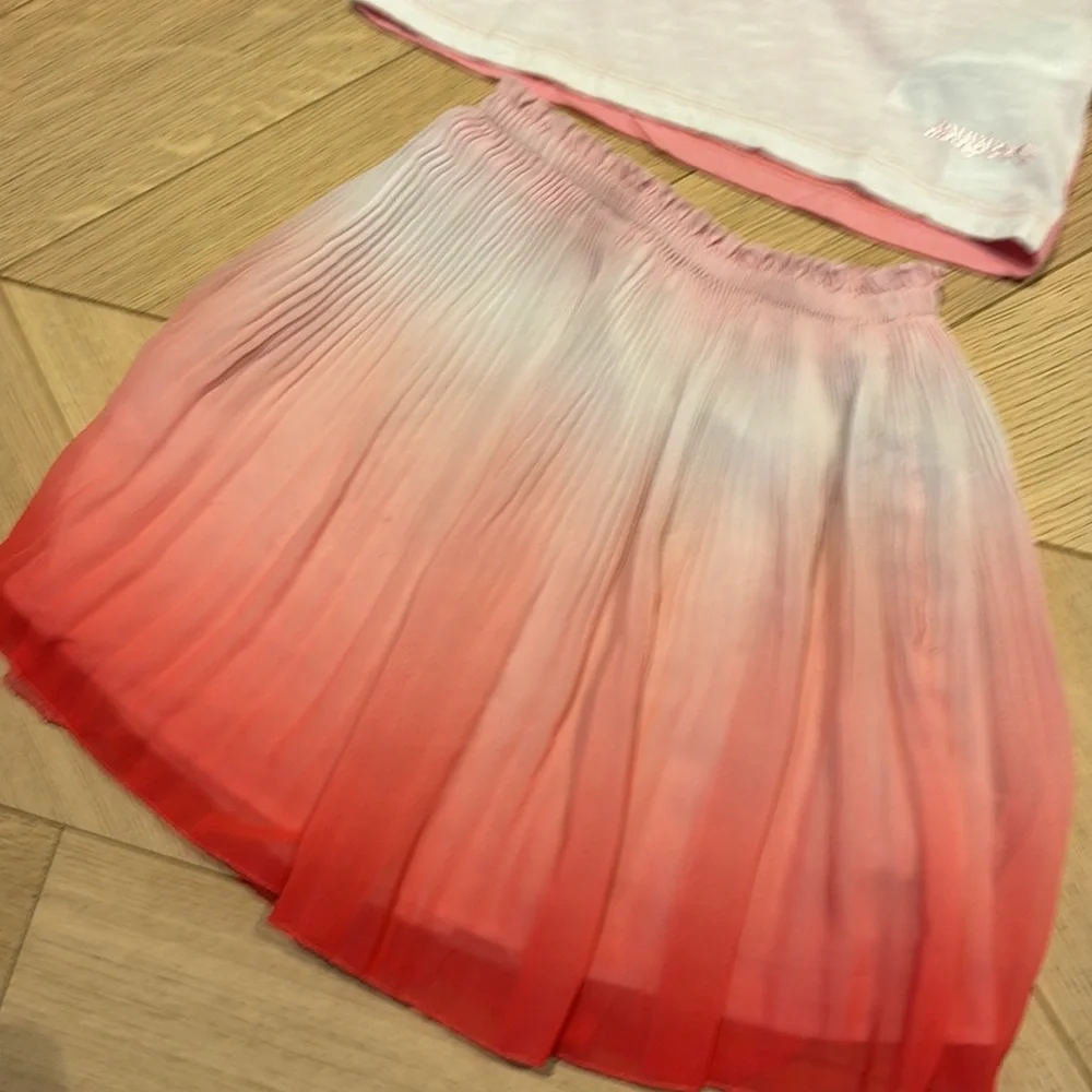 Girls Desigual Top & Mayoral Ombré Tulle Skirt Bundle 5T